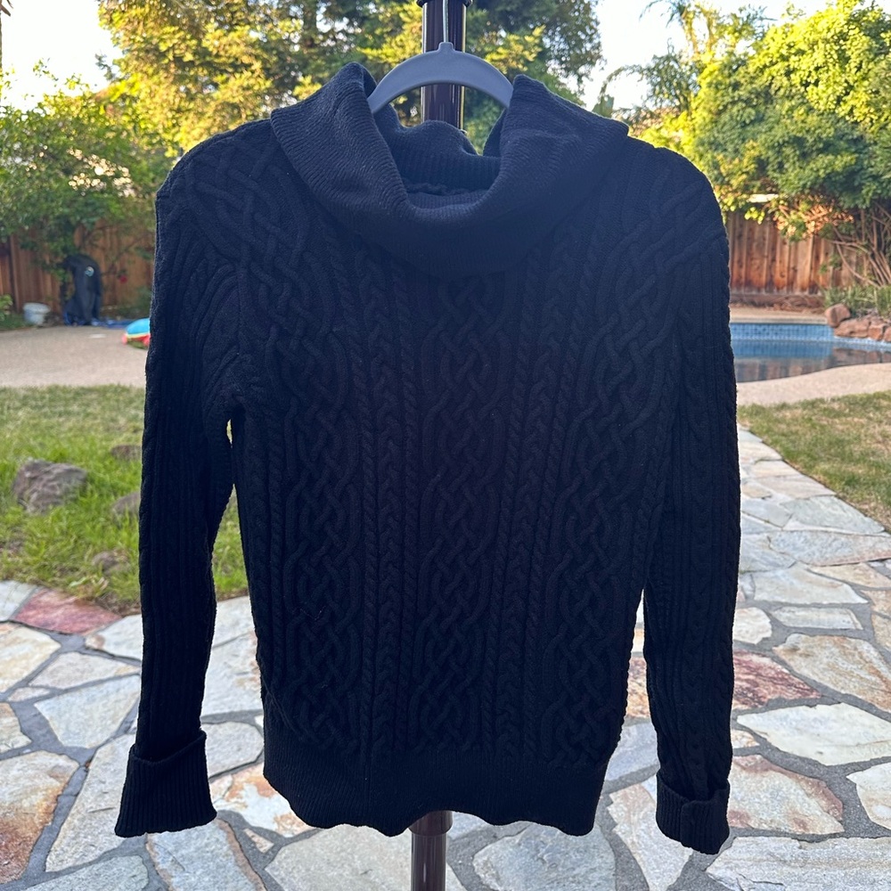 Cardigan sweaters combo: 1 black and 1 red. Selling both. Used only once.